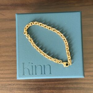 Kinn Studio Rolo bracelet solid 14k gold